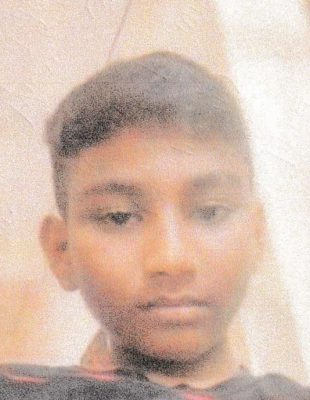 *已签发* 柔:13岁印裔男童失踪,警促民众助寻