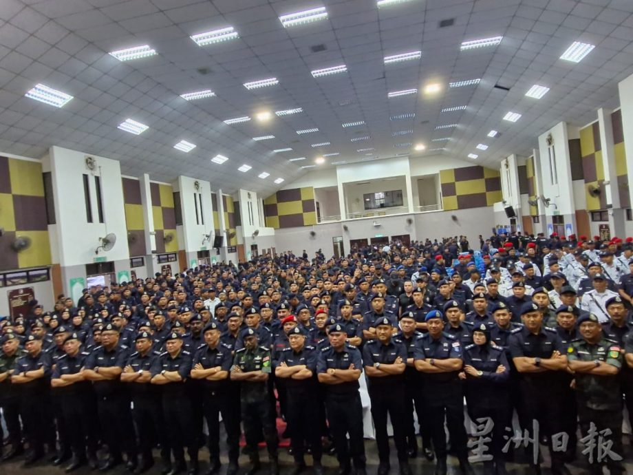 *已签发* 柔:马哥打补选|新闻:柔州警长:警方共接获6中投报 针对4宗开档调查