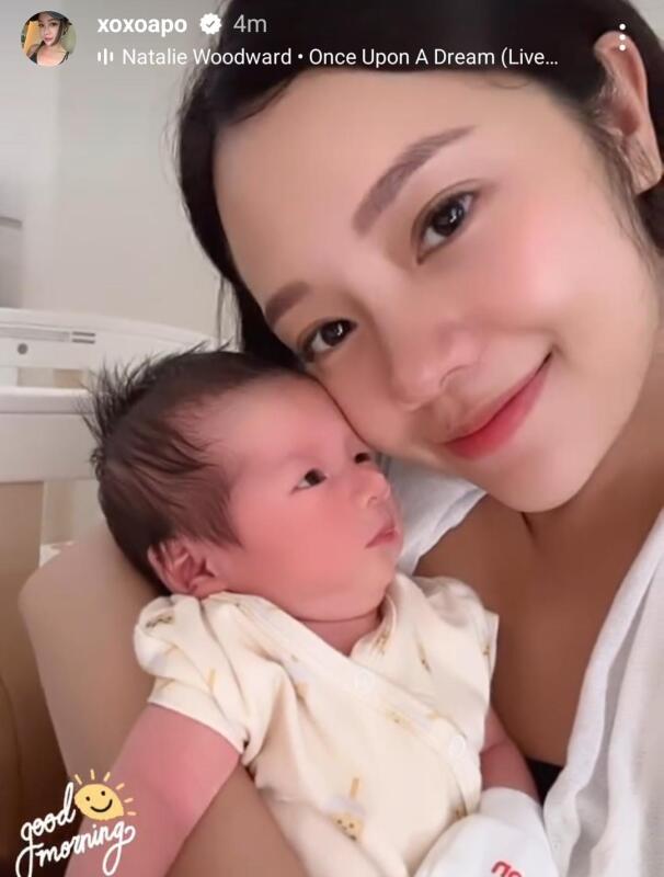 *已签发*柔:狮城二三事:狮城女艺人陈芷尤 升格当妈老公全程陪产