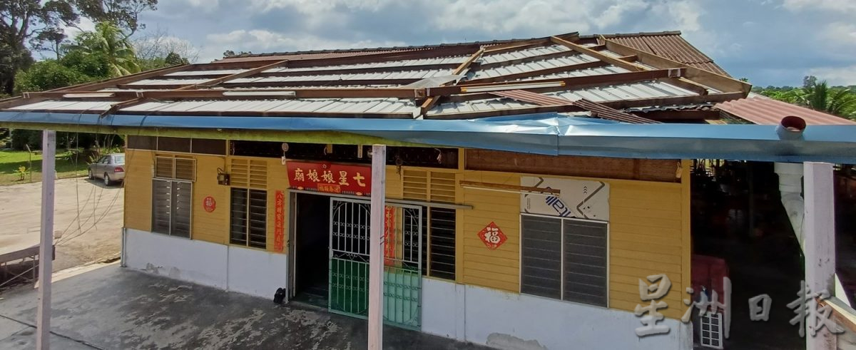 强风袭击乌鲁晏斗村 10户遭殃