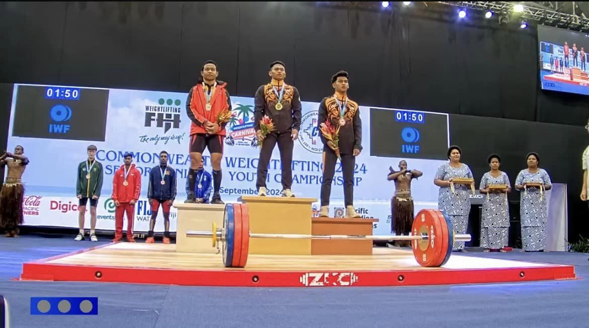 斐济共和联邦举重赛|大马首日夺2金 阿尼克破全国纪录