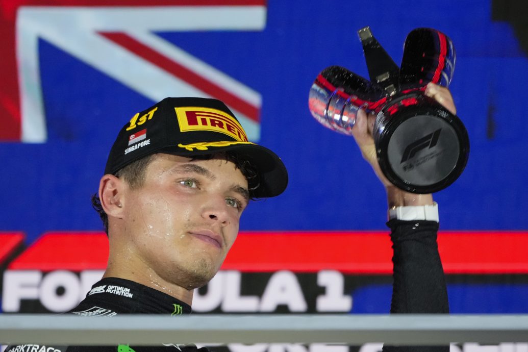 新加坡站F1|史上最风平浪静的正赛 诺里斯一骑绝尘夺冠