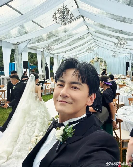 明道在婚礼舞台喂奶 陈乔恩:不用帮我挡酒没关系