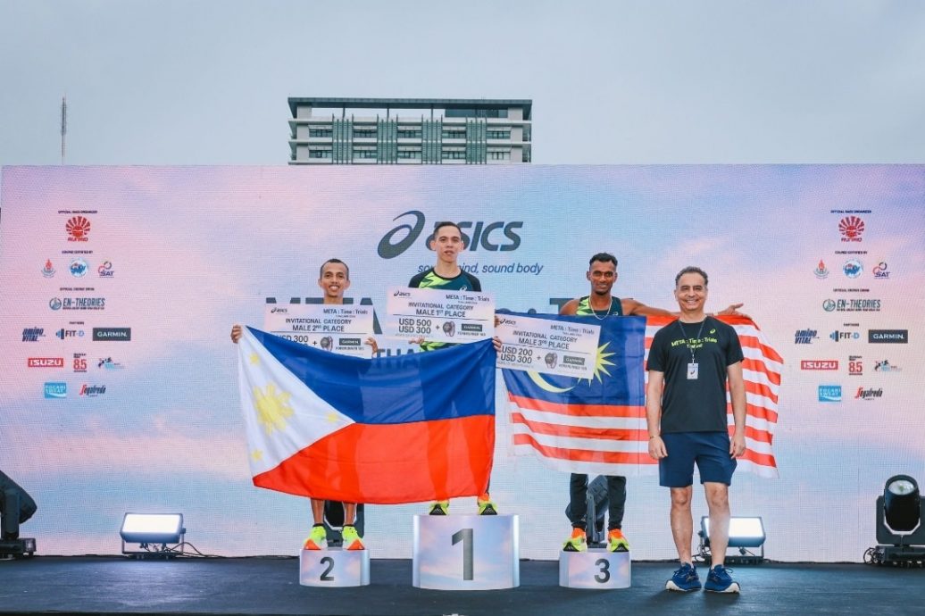 曼谷ASICS Meta:Time : Trials路跑赛 大马选手维玛尔刷个人最佳摘铜