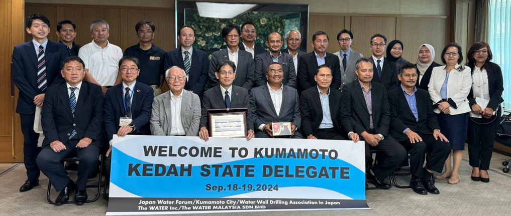 求真(全国版)吉州大臣拿督斯里莫哈末沙努西到日本熊本市并不是去度假而是到该市公干