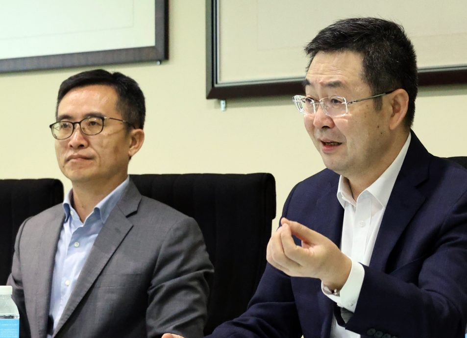 版头∕中国日报莅访星洲日报总社交流