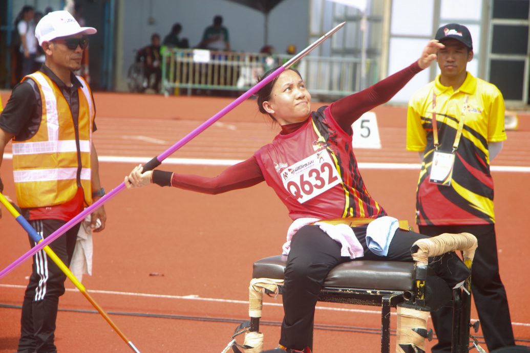 砂拉越大马残运会| 叶顺鸿男铅球破大会纪录 砂田径队续横扫金牌
