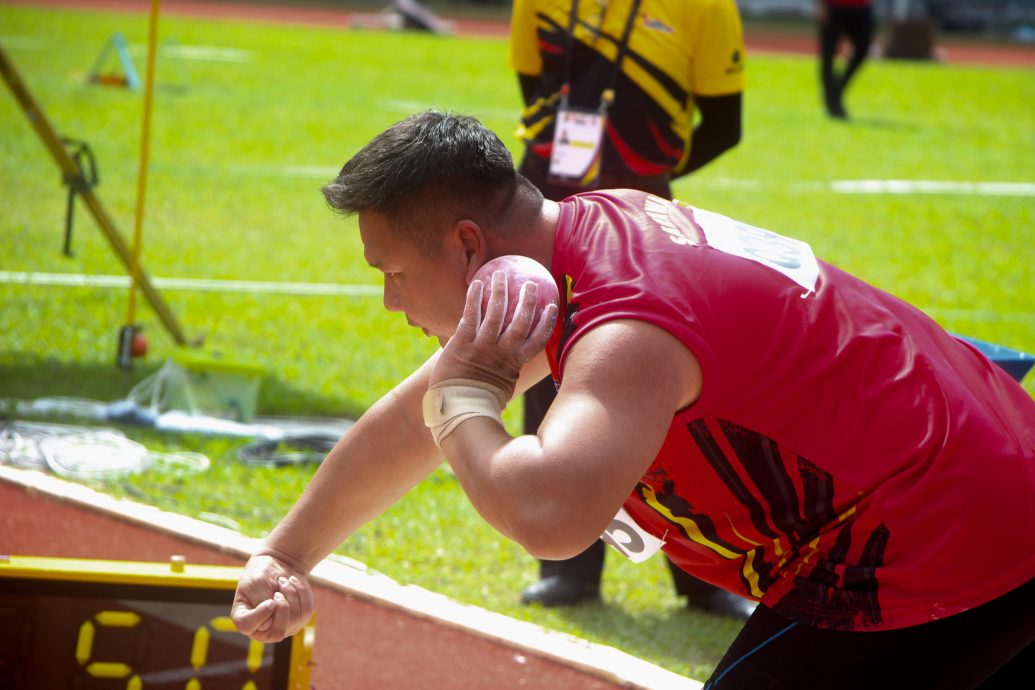 砂拉越大马残运会| 叶顺鸿男铅球破大会纪录 砂田径队续横扫金牌