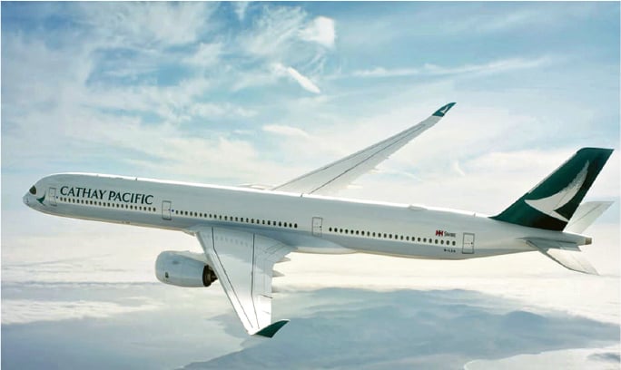 空巴A350航机引擎零部件故障全球首创 国泰全面检查机队 取消48航班