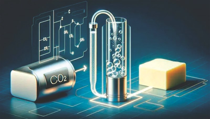 绿量∕ 解决碳排放的最好方法:吃下肚 CO2变奶油、素肉、淀粉