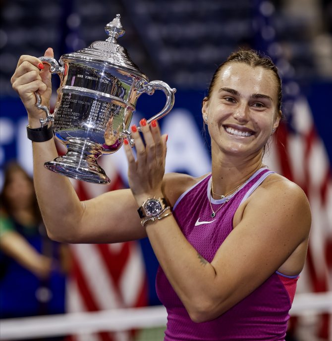 美网|连续2年闯决赛终如愿首夺冠 萨巴伦卡赢走逾1550万奖金