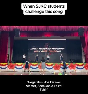 视频|华小生演唱马来饶舌歌曲获赞 原唱:比得奖更值得自豪!