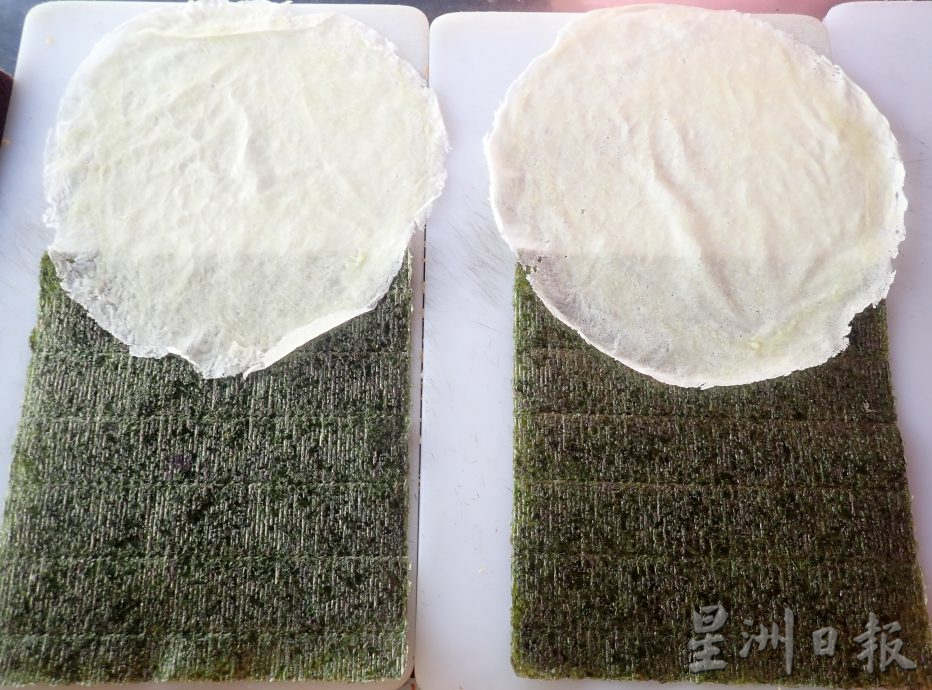 霹/版头/【人气美食】/传统薄饼 紫菜薄饼 菜杯 刘带娣巧思制作齿颊留香
