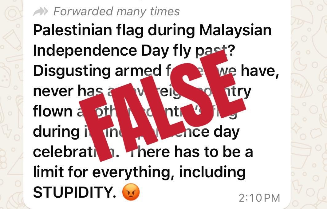 驳斥巴国旗在国庆庆典飘扬谣言 张念群:是武装部队旗帜!