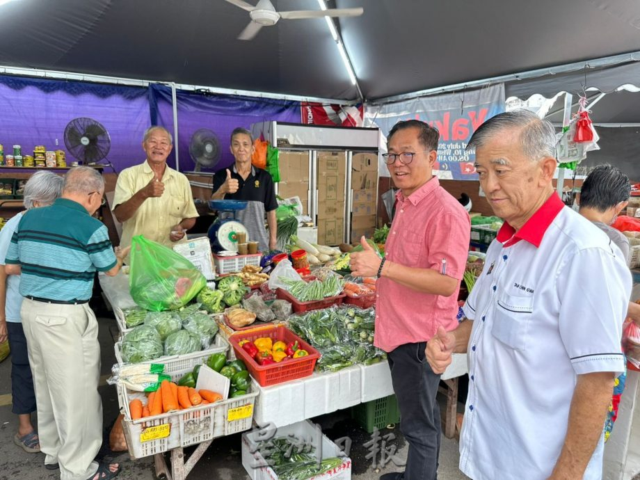 (古城封面主文)哥打拉沙马那巴刹提升工程进展达55% 贩商掏腰包请保安守夜