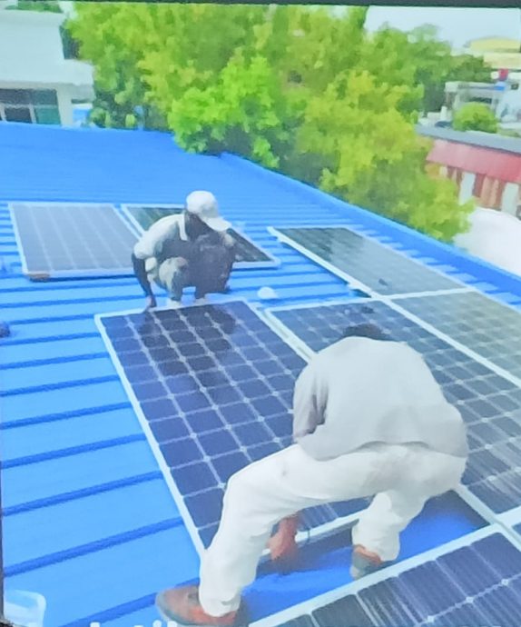 (大北马)慕义分校成为槟岛首间拥有太阳能发电设施的绿色学校