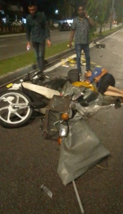 （已签发）柔：**显刊**派报员清晨送报，遭不明车辆撞后逃