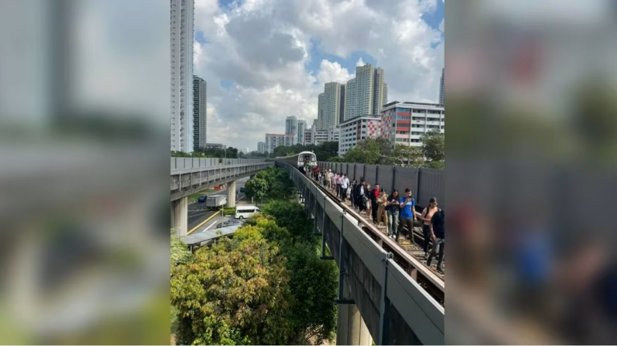 (已签发)柔:狮城二三事:地铁故障需沿轨道走回月台 乘客:刺激兴奋