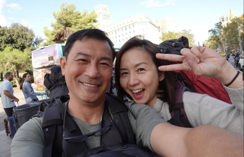 (已签发)柔:狮城二三事:庆祝瓷婚 与林明伦再度蜜月 陈毓芸:不放心4孩