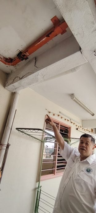 （版2头）大都会/蕉赖老街场（Pudu Hulu)人民组屋结构严重龟裂 