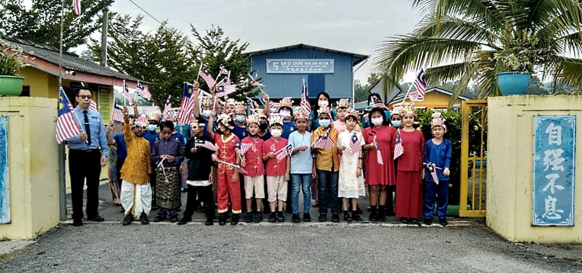 NS马口/阿逸依淡中华小学举行国庆日庆典活动
