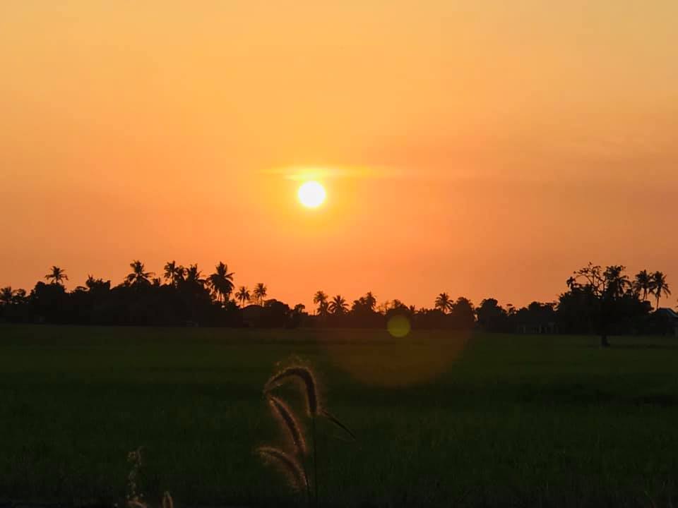 星角摄:晚霞米都,美景如画