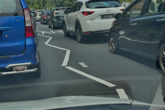 “锯齿白线是怎么回事?” 沙亚南新路面标线设计引热议