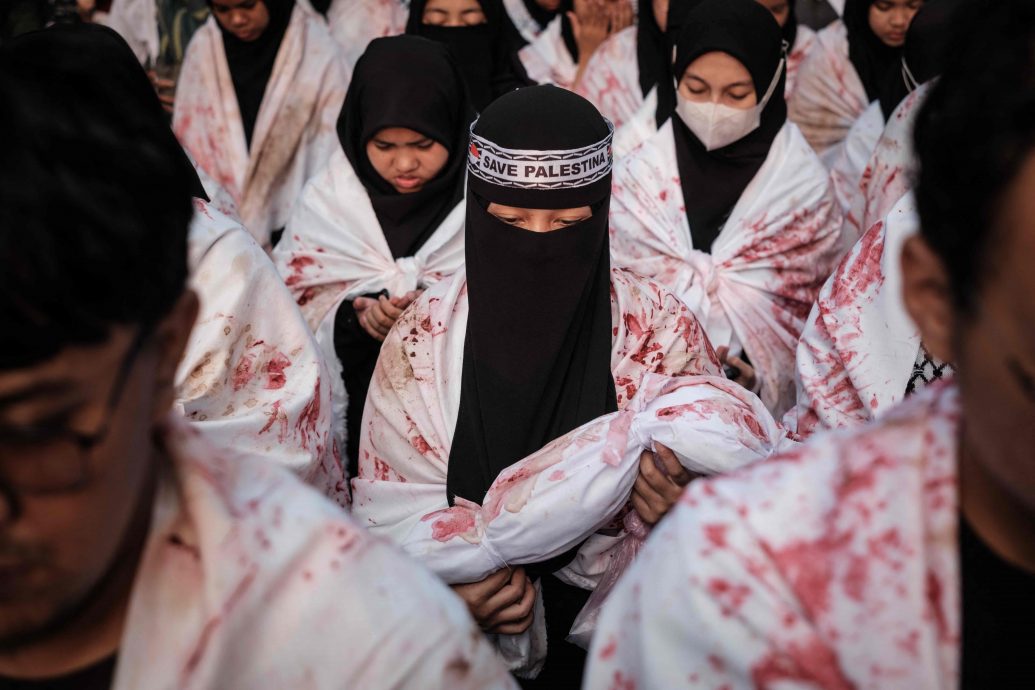 以哈战争届满周年 全球多地出现示威活动