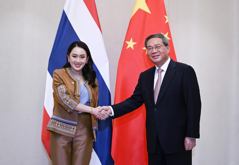 全国东盟版)会见泰柬领导人 李强:加快推进中泰铁路中柬铁路