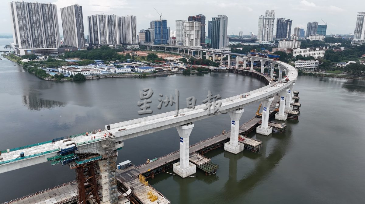 【特稿】大马海上RTS高架主桥顺利合龙