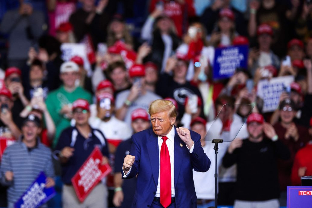 同在密州拚场!米歇尔首站台贺锦丽火力全开 特朗普抢攻穆斯林、挺巴者