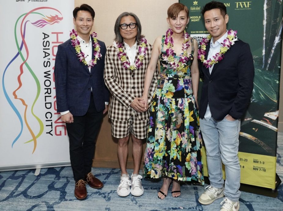 吴君如获夏威夷“焦点香港影人”奖 腰肢撩人跳草裙舞庆祝