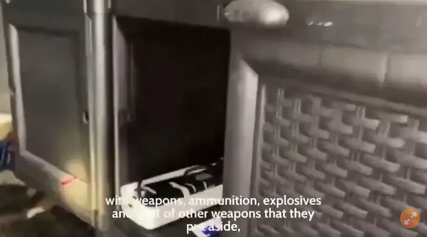 哈马斯首领豪华地下碉堡曝光 藏奢侈设施数百万现金