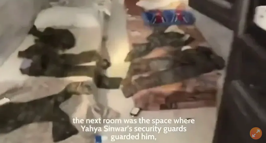 哈马斯首领豪华地下碉堡曝光 藏奢侈设施数百万现金