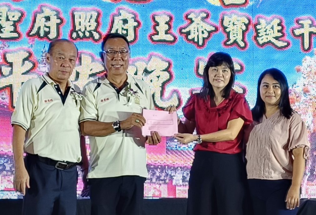 士兰道青龙宫双喜临门,获得逾135万令吉的标金