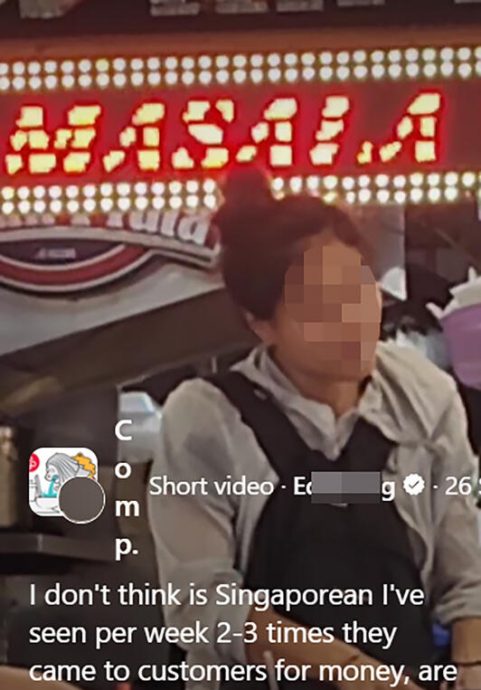 *已签发*柔:狮城二三事:挑老人游客下手 聋哑人兜售惹议