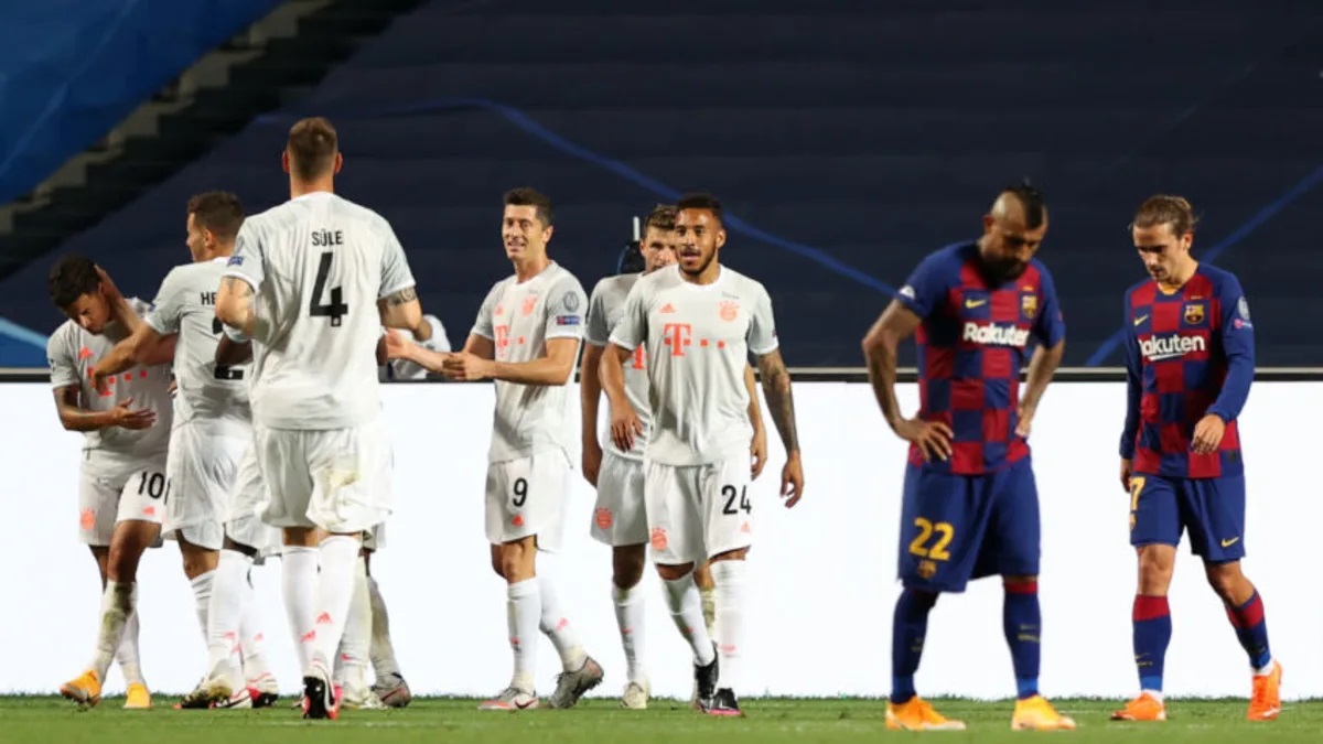 巴塞硬碰拜仁 鹿死谁手