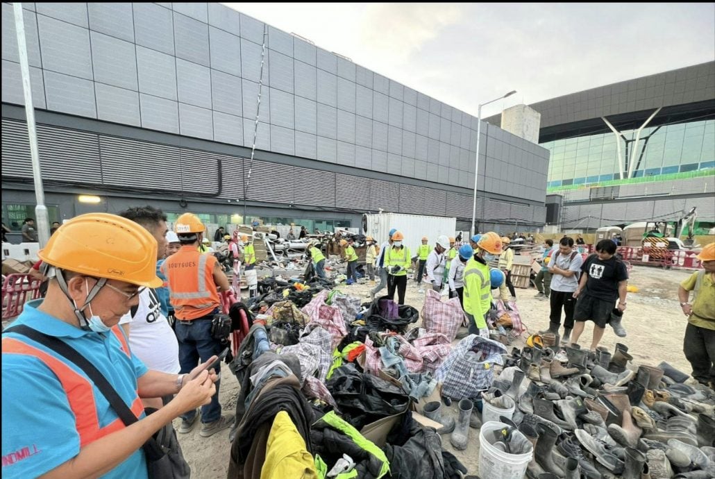机场地盘逾百工人财物不见 工人:被当垃圾 警列误会