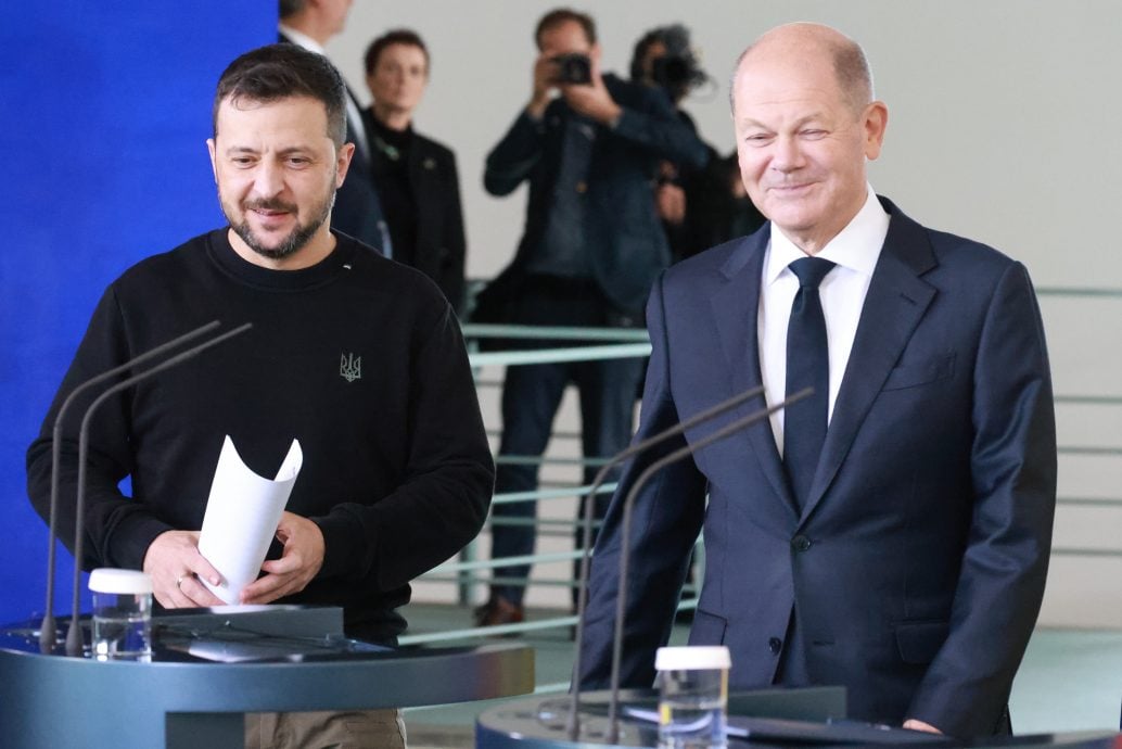 肖尔茨德国晤泽连斯基　宣布向乌克兰提供14亿欧元军援