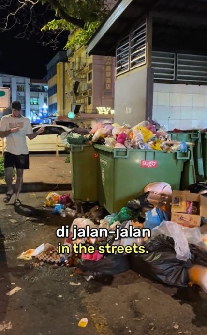 拍片揭大马多地遍布垃圾 外国网红:没想象中干净