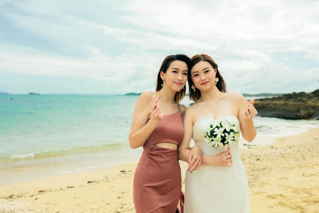 财经主播胞妹冲绳办浪漫婚礼 姚子羚送祝福:真的好感动