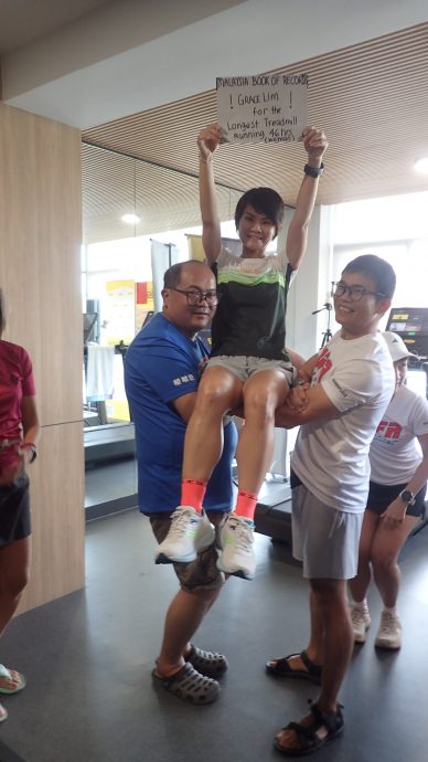 跑步机上48小时不停跑  林瑞菁打破大马纪录大全