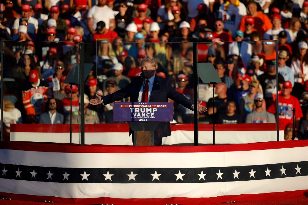 遇刺3个月后特朗普返巴特勒造势 称枪手“邪恶怪物”