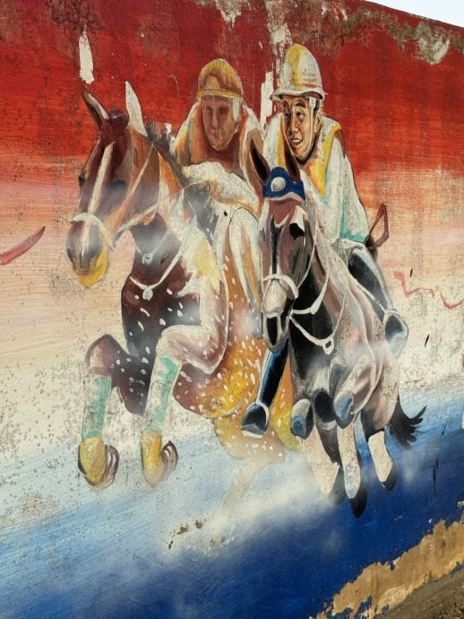 (古城封底主文)《用眼睛去旅游》:体育馆壁画