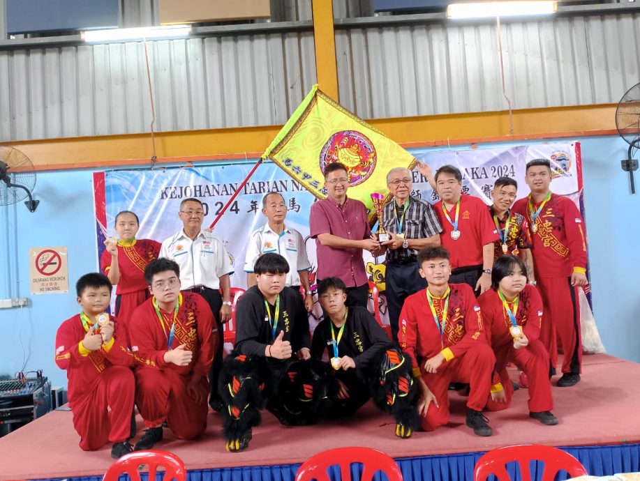 (古城第七版主文)2024年马六甲州龙狮锦标赛成绩出炉,马六甲翁武玄龙体育会夺得传统南狮项目冠军