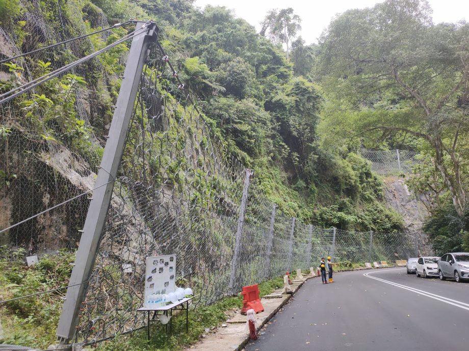 （大北马）垄尾山壁修复及防护工程完工