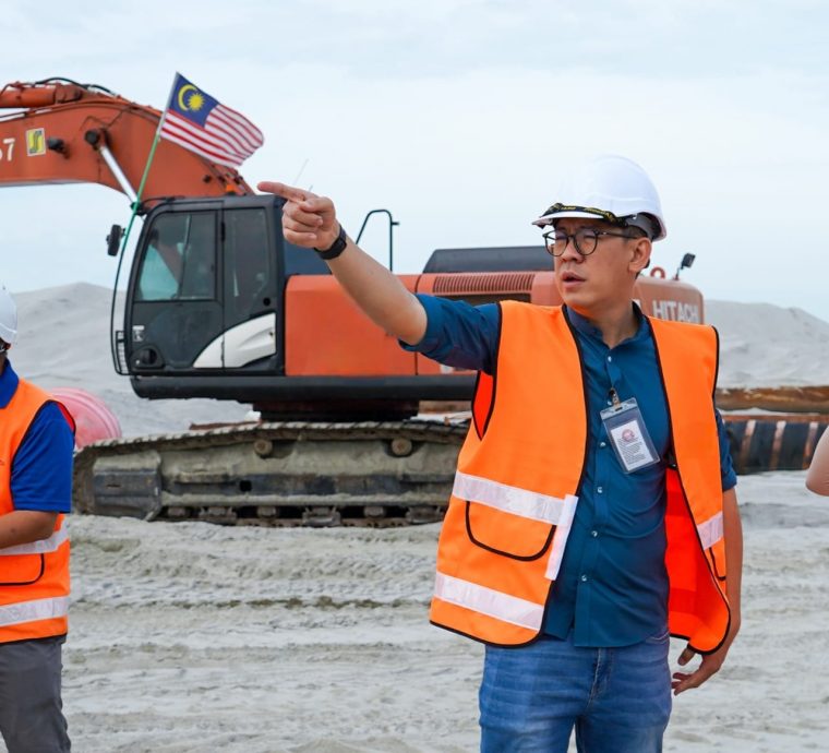 （大北马）矽谷岛动工一年 填逾35英亩地