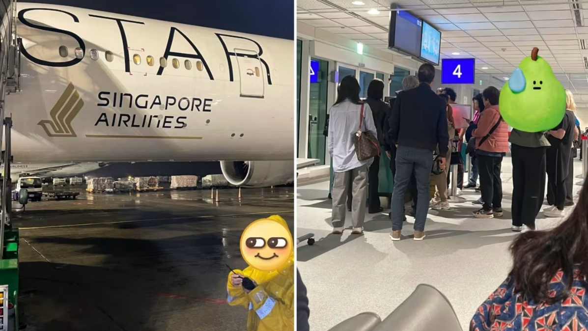 (已签发)全国:飞往东京班机迫降台北 新航:挡风玻璃出现裂痕