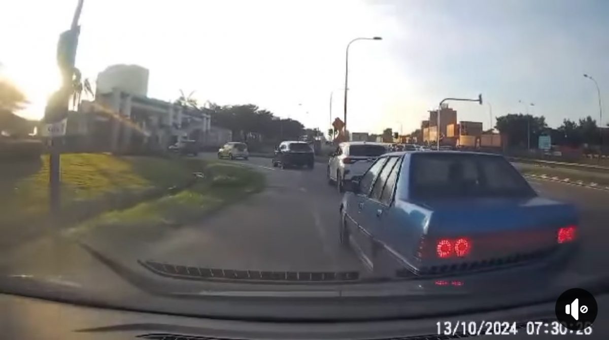 (已签发)柔:碰瓷还是车子失灵? 司机遇前方车辆5度紧急煞车