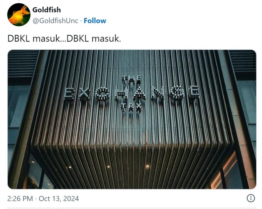 TRX没有马来文!网讥DBKL取缔广告牌含双标